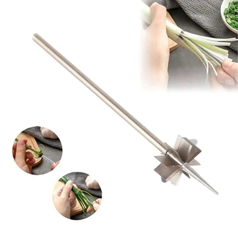 Multifunction Onion Cutter And Veggie Slicer With Ergonomic Stainless Steel Blade For Onions Leeks Scallions And Zucchini Epic Chopper Mincer Kitchen Tool