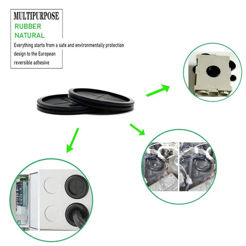 Rubber Grommets For Wiring One And Quarter Inch Hole Double Sided Plugs For Firewall And Automotive Use Cut To Size Grommets