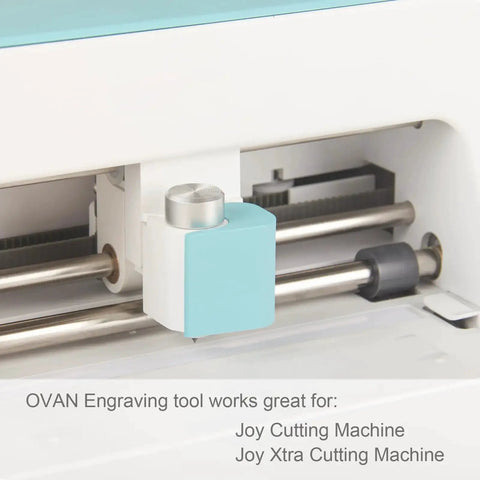 Pro Grade Premium Carbide Engraving Tool and Tip for Cricut Joy and Joy Xtra installed in cutting machine