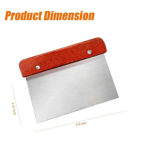 2 Pack Stainless Steel Crinkle Cutter Set With Wavy And Straight Blades And Wooden Handle Ideal For Soap Making And Food Prep.