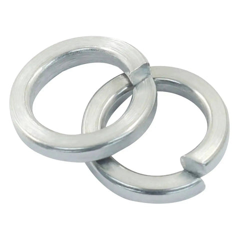 120 Pcs M8 Split Lock Washers 304 Stainless Steel Spring Lock Washers With Plastic Box Rust Resistant Durable Fastener Set For DIY Projects Auto And Home Improvement