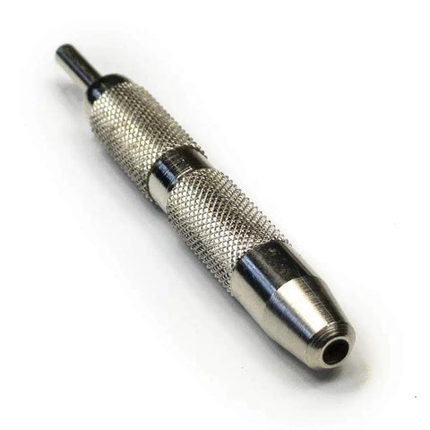 Jiffy Centering Punch For Quick Screw Hole Start In Hinges And Brackets With An Automatic Centering Tip That Slips Right Into Countersunk Holes, Durable Silver Tool From General Tools 806