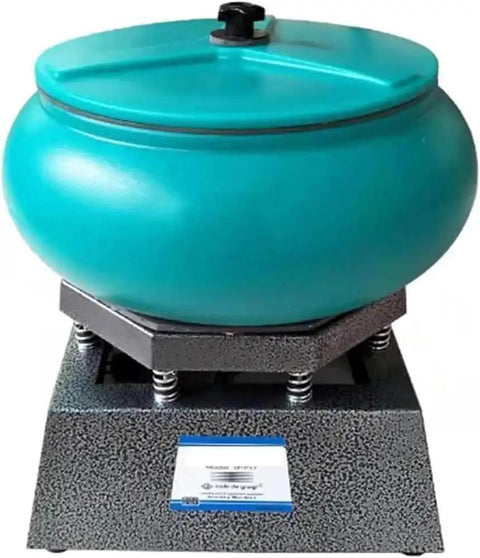17-Inch Vibratory Tumbler Polisher For Jewelry And Metal Finishing, Stone Polishing Machine, Professional Rock Tumbler Bowl