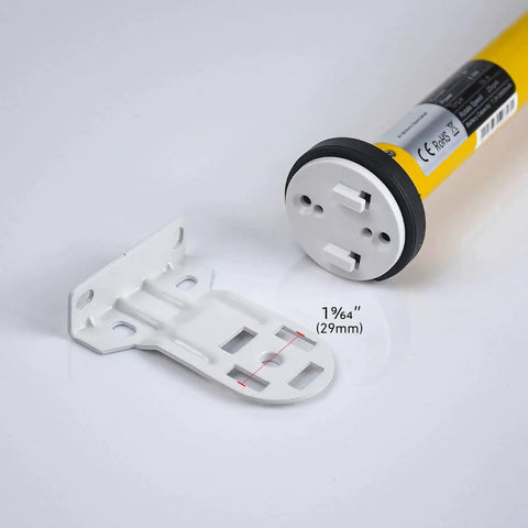 Two Pack White Adapter Plates For Electric Blind Motors Easy Install Mounting Plates Compatible With Rollease Skyline And R Series Brackets