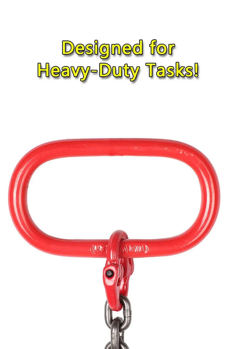 Heavy Duty G80 Alloy Steel Master Link Chain Lifting Ring 3.0T 6610 Lbs Capacity for rigging and lifting close-up image