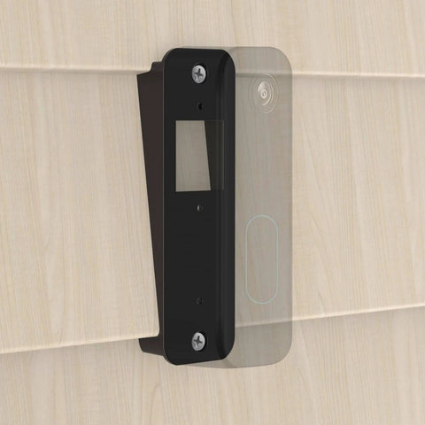 Vinyl Siding Mount Bracket For Video Doorbell Fits 4 Inch Vinyl Siding Hardie Board And Aluminum Black Finish Includes Screws