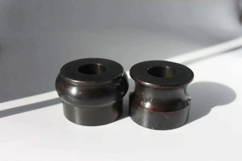 Three Quarter Inch Round Bead Roll Die Set For Bead Rollers With 22mm Shafts Heavy Duty Heat Treated Tool Steel Black Finish