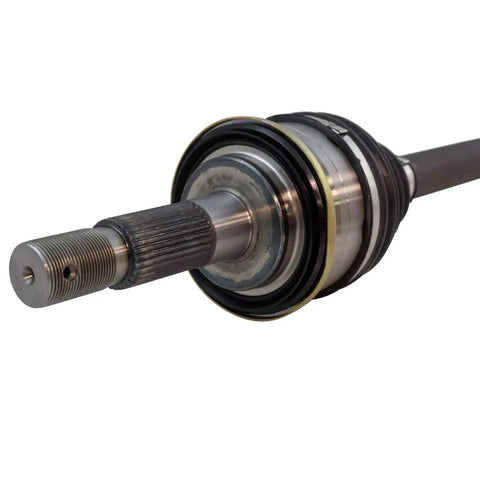 Close-up of CV axle from Front Drivetrain Kit With Two CV Axle Shafts Inner Seals Wheel Bearings Hubs And Seals For 2001 2007 Toyota Sequoia