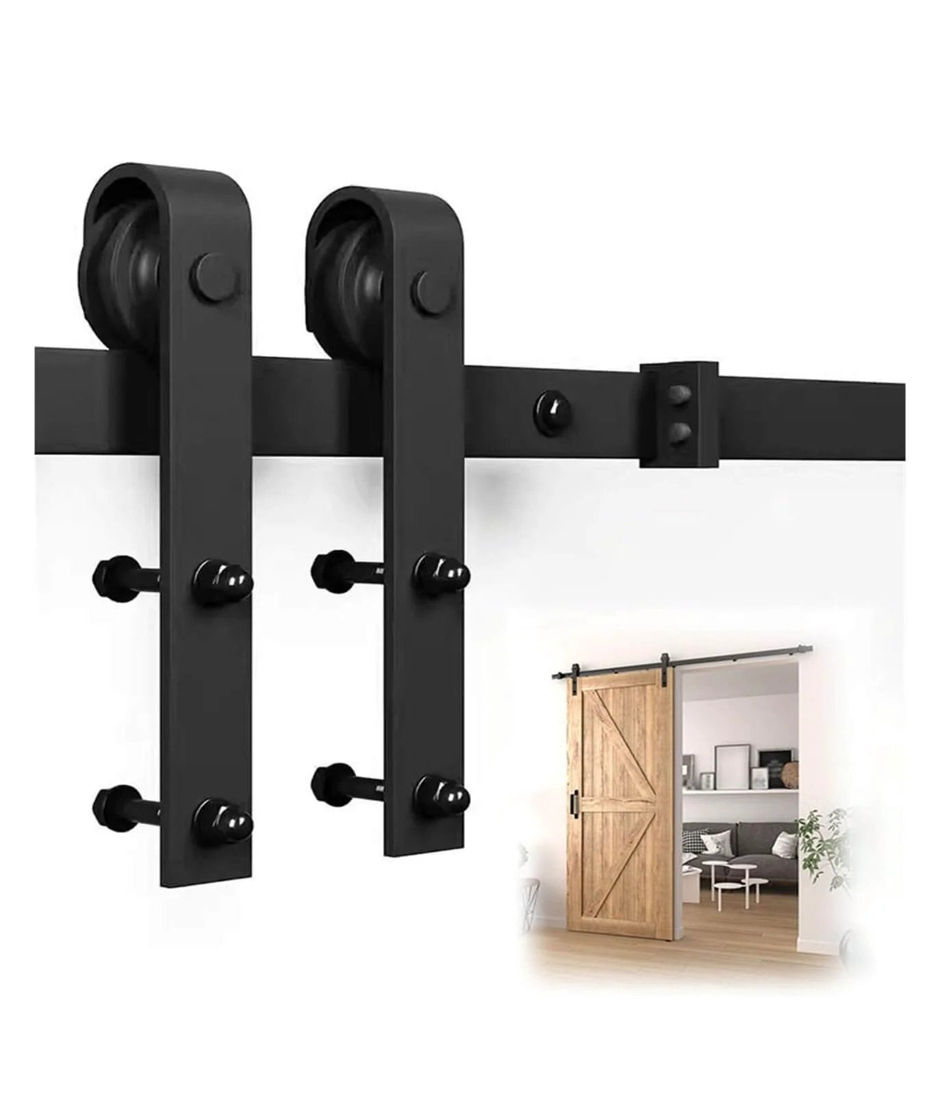 heavy duty sliding door track kit - Space Saving Solut...