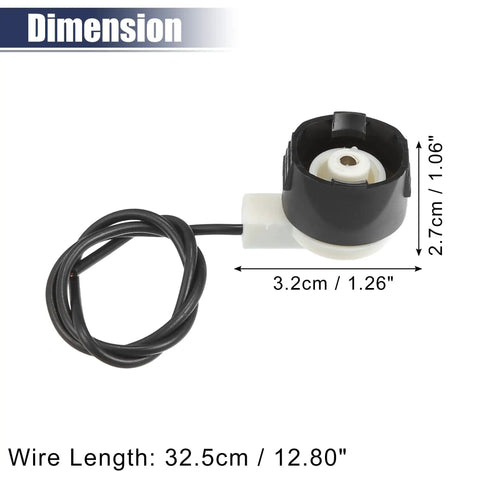 ACROPIX universal brake proportioning valve wire sensor, black housing with white connector, 32.5 cm cable