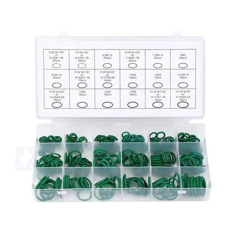 270 Pcs O Ring Kit With 18 Size Assortment High Temperature Buna N Rubber Gaskets For Automotive, Plumbing, and More