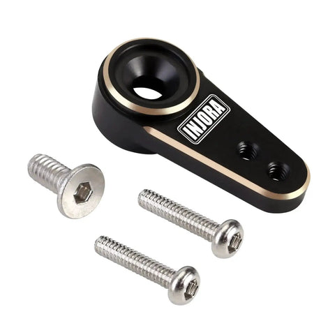 Beefy RC Servo Steering With Mount And Horn For AX24 RC Car Boat And Axial SCX24 Upgrade Parts Brass Black High Sensitivity