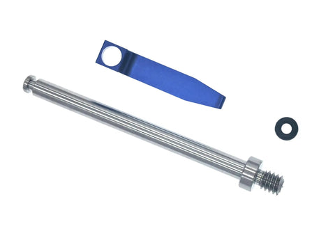 Tension Clamp For Coordinate Measuring, 1/4-20 UNF Thread, 33 Mm Clamp, 78 Mm Post Length, Stainless Steel Post, Aluminum Alloy Clamp