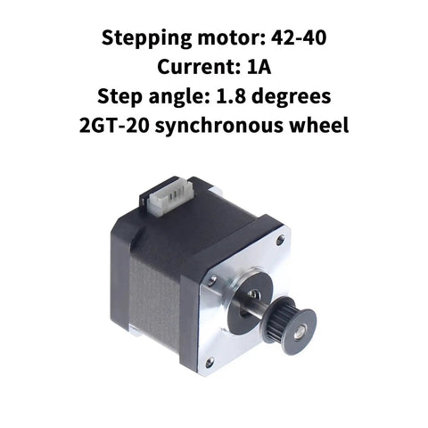 Z Axis Nema 17 Stepper Motor Replacement For Crealty K1 And K1C 3D Printer with 2GT Belt Pulley, 42x40mm, 1.0A, 1.8° Step