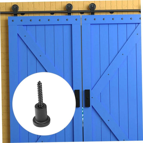 Sliding Barn Door Spacers And Track Connectors Set Stoppers For Enhanced Aesthetics Wall Mount Spacers for barn door hardware installation
