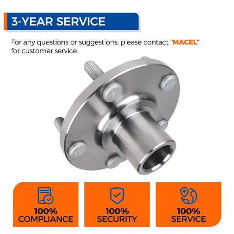 Front Wheel Hub And Bearing Assembly Replacement For 04 06 Lexus ES330 RX330 07 13 ES350 07 09 RX350 06 08 RX400h 05 13 Toyota Avalon 04 17 Camry 05 07 Highlander 04 08 Solara Bolt In OE Grade product image showing assembly with bolts