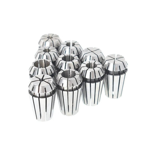 10 Pack ER16 Spring Collet Set 1 To 10 mm CNC Milling Tool For Precise Workholding And Engraving On Lathe And Milling Centers High Grade 1065 Carbon Steel With 0.015mm Tolerance Ideal For Machining Shops