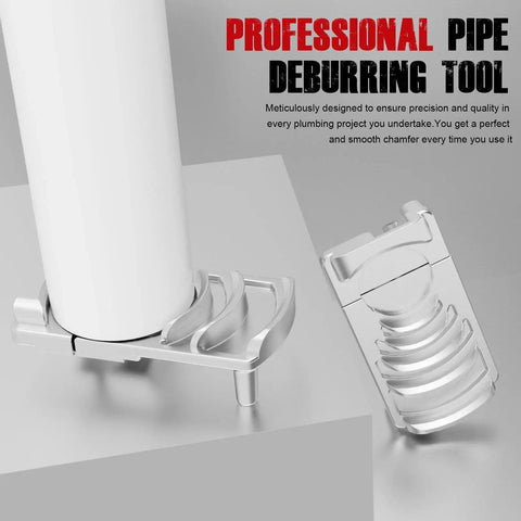 Professional Plastic Pipe Deburring Tool For PVC Chamfer Edges Smooth Every Time Six Size Range From 1 And A Quarter Inch To 4 Inches