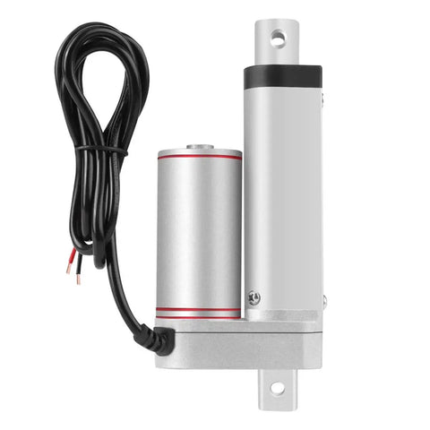 Beefy 50mm Stroke 24V Straight Line Electric Linear Actuator Delivers 750N Push Pull With Built In Stroke Switch For Medical Beds