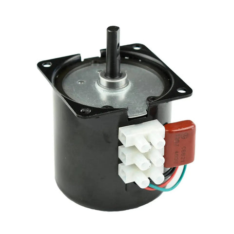 Claw-Pole Permanent Magnet Synchronous Gear Motor With Built-In Gear Reduction And CW CCW 110V 60KTYZ Mini Gearbox with mounting base and wiring