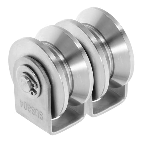 Heavy Duty Sliding Gate Guide Roller And Stainless Steel Pulley Wheels For Track Doors Pro Grade Industrial Hardware