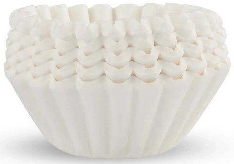Stack of Extra Large Coffee Filters 13.75 Inch By 5.25 Inch Fits 1.5 To 3 Gallon Commercial Brewers No Overflow Chlorine Free