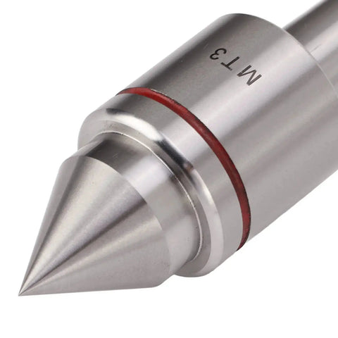 Heavy Duty Live Tailstock Center 60 Degree MT3 For Wood And Metal Lathe CNC Work With Triple Ball Bearing Design And Lengthened Spindle