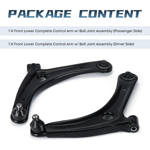Dodge Caliber Front Lower Control Arm With Ball Joint For 2007-2012 Jeep Compass Patriot 2007-2017 Front Suspension Kit
