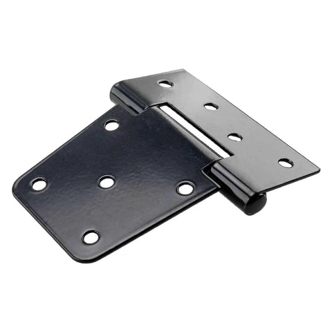 3.5 Inch Shed Hinges Square Barn Door Hinges Heavy Duty Gate Hinges Black Six Pack With Screws Included Durable Iron Construction