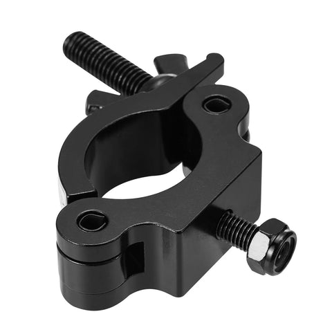 MFL heavy-duty truss clamp, black aluminum alloy, for 1.5–2 in truss, DJ light mount with bolt