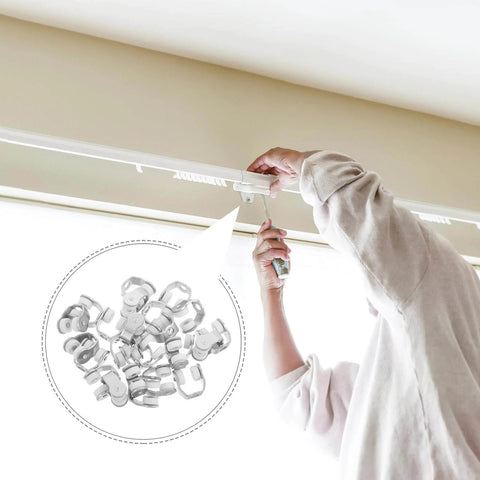 Installing Heavy Duty Metal Sliding Door Rollers With Track Wheels 25 Pcs Set for Heavy Doors and Window Curtains