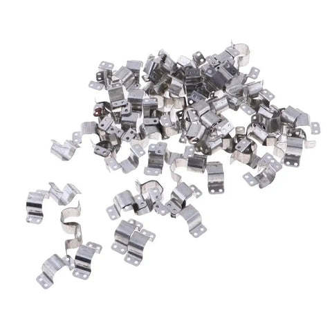 100 Pcs N20 Micro Motor Mount Set For 12mm Gear Motors Ideal For Toy Cars And Small Robotics Iron Base Mounting Brackets.
