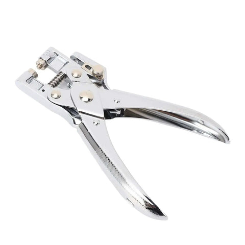 Beefy Single Hole Puncher For Paper Crafts And Office Use Handheld Punching Tool with 5mm Die Sturdy Metal Construction