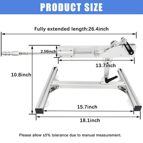 New Version 24V DIY Reciprocating Linear Actuator Kit With Stand Speed Controller And Remote Controller 1.18 To 6 Inch Stroke