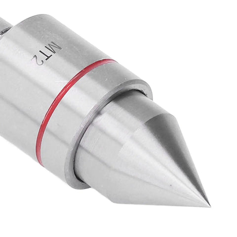 MT2 Live Center Pro Grade Built For Speed Triple Ball Bearing 60 Degree Tailstock High Carbon Steel Morse Taper Turning Tool