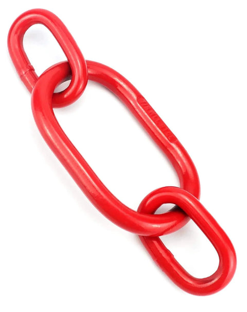 Chain Sling Ring Oblong Master Link Hoist Ring For Lifting Rigging Grade 80 8 Ton 17636 Lb Capacity G80 Steel