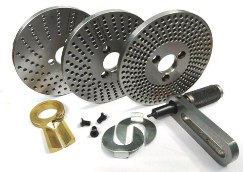 Indexing plate set for 6 Inch Rotary Milling Table For Horizontal And Vertical Milling With 150 Mm Diameter MT 2 4 Slot