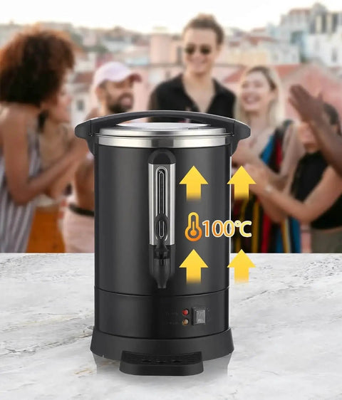 Big Ol 12L 3 Point 2 Gallon Stainless Steel Coffee Urn With Double Wall Insulation Electric Hot Beverage Dispenser at event