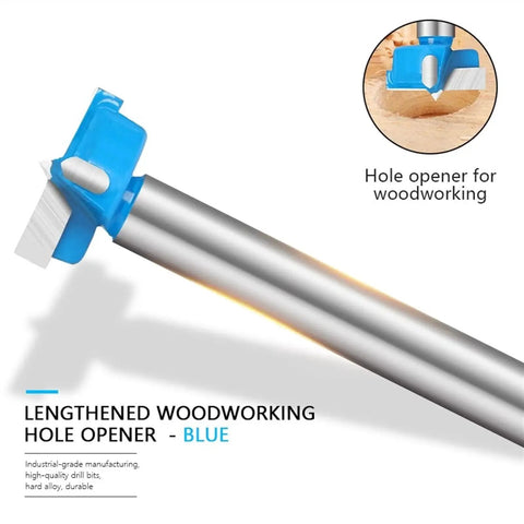 Lengthened Hex Shank Drill Bit 22mm Carbide Tipped Hinge Boring Hole Saw Cutter For Woodworking Pro Grade Heavy Duty Drilling Tool Delivers Neat Clean Holes Fast And Smooth With Durable Steel 1 Piece