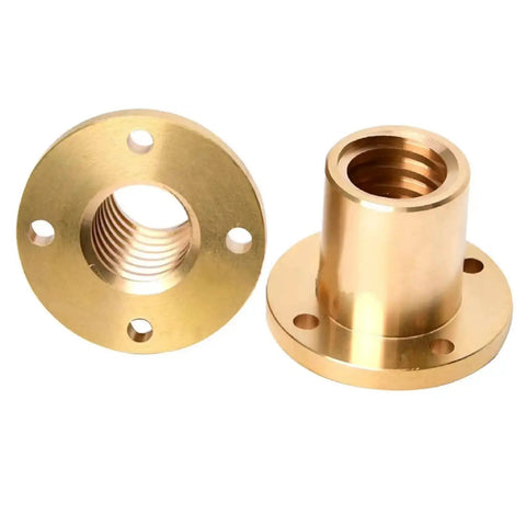 Brass nuts for Two Pack 8mm Lead Screws 400mm Long Tr8x2 Acme Thread With Brass Nuts For 3D Printer Z Axis, 2mm Lead And Pitch