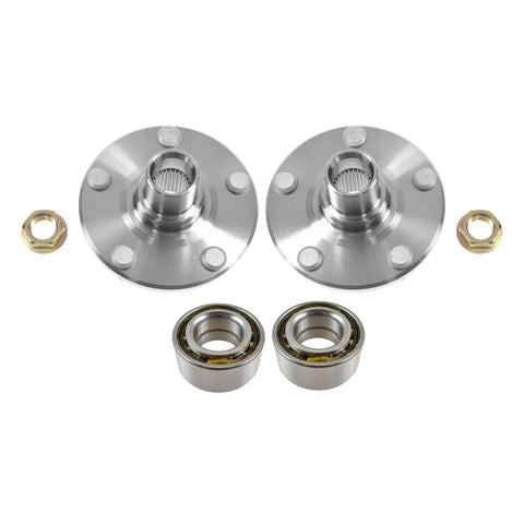 Front Wheel Bearing And Hub Kit For 1996 2000 Toyota RAV4 Two Bearings And Two Hubs Includes Easy Drop In Installation