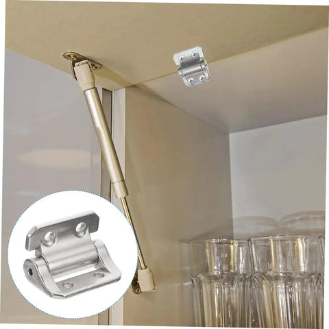Heavy-Duty Cabinet Door Hinge Replacement With Damping For Residential Doors installed in kitchen cabinet, durable metal construction.