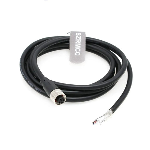 M12 5 Pin Sensor Cable for IO Link Devices and EtherCAT Profinet Master Modules Shielded Waterproof PVC Cable 10 Meter Length