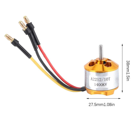 Beefy 2212 KV1400 Brushless Motors With 40A ESC For RC Aircraft And Drones XT60 Compatible Speed Controller Set Safe Startup