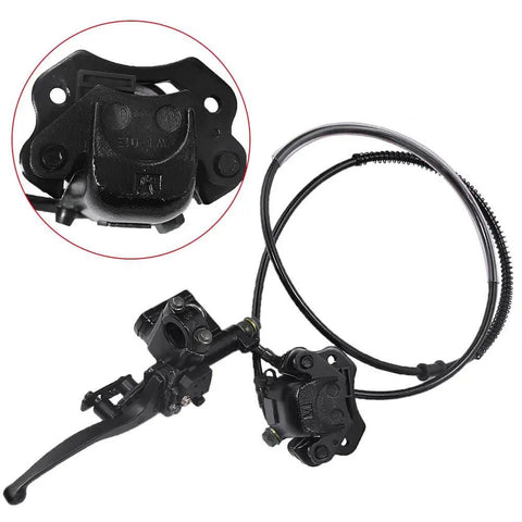 Rear Hand Hydraulic Disc Brake Caliper Assembly With Pads For Chinese ATV Quad Replacement 50cc 70cc 90cc 110cc 125cc