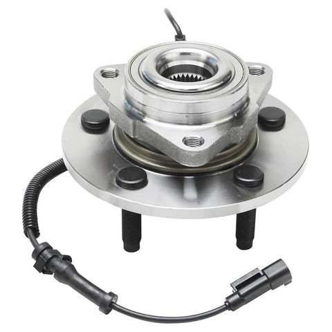 Front wheel bearing hub from Front Wheel Bearing Hubs Brake Kit For 2009 2011 Dodge Ram 1500 5 Lug With 13.23 Inch Drilled Slotted Rotors And Ceramic Brake Pads Includes 2 Front Rotors 2 Pads And 2 Hubs