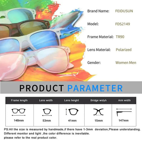 Polarized Sunglasses For Men And Women With Retro Square Frame UV Protection For Driving Fishing Hiking And Outdoor Adventures
