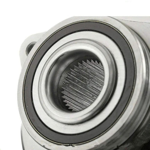 Close-up of front or rear wheel bearing and hub assembly with ABS 6 lug for Buick Enclave Chevy Traverse GMC Acadia Saturn Outlook 2008-2017 SUVs