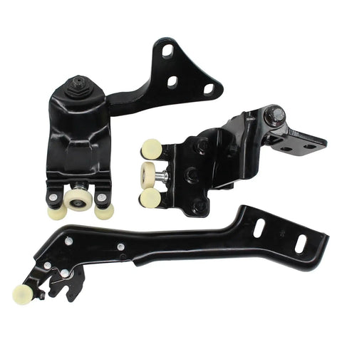 3 Piece Right Side Upper Middle And Lower Sliding Door Hinge Roller Set For Ford Transit 150 250 350 2015-2020 Durable High Rigidity Replacement Parts For Smooth Quiet Sliding And Long Lasting Performance