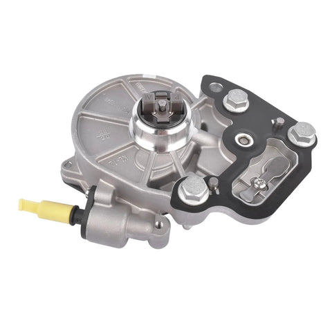 GELUOXI vacuum pump replacement; aluminum pump with black mounting plate and yellow connector for GM vehicles